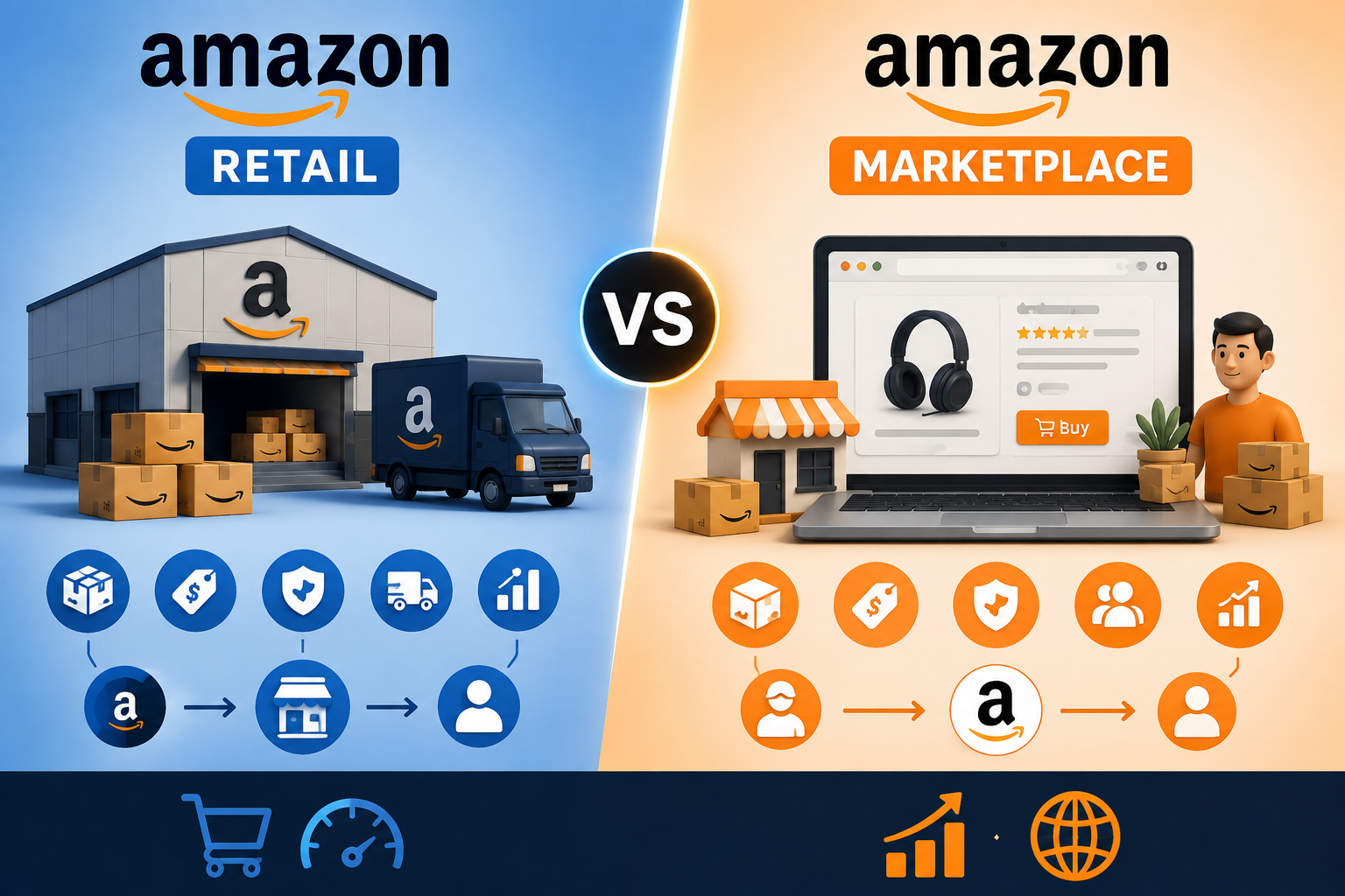 Amazon Retail vs Amazon Marketplace